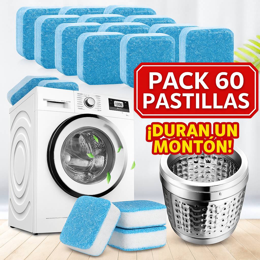 Pack Pastilla Lavadora X60 Unid. 5 Caj
